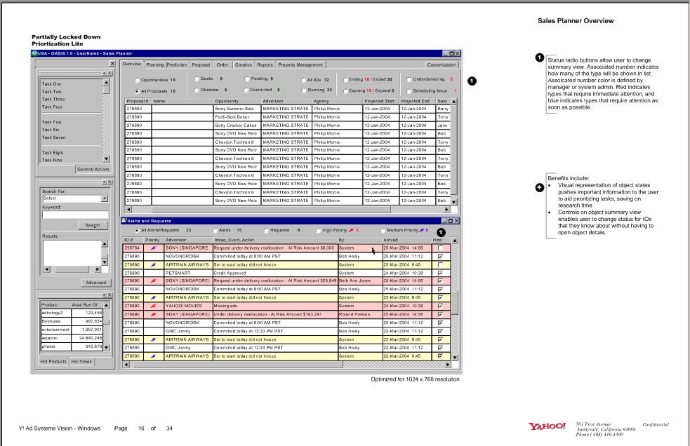 One of several pages of task flows. It shows the paths a user can follow through an application based on business logic. At most nodes, there are yes/no logic paths, or some other logic that will block or allow a user to continue