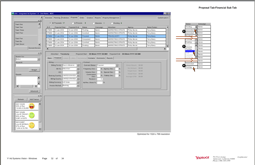 One of several pages of task flows. It shows the paths a user can follow through an application based on business logic. At most nodes, there are yes/no logic paths, or some other logic that will block or allow a user to continue